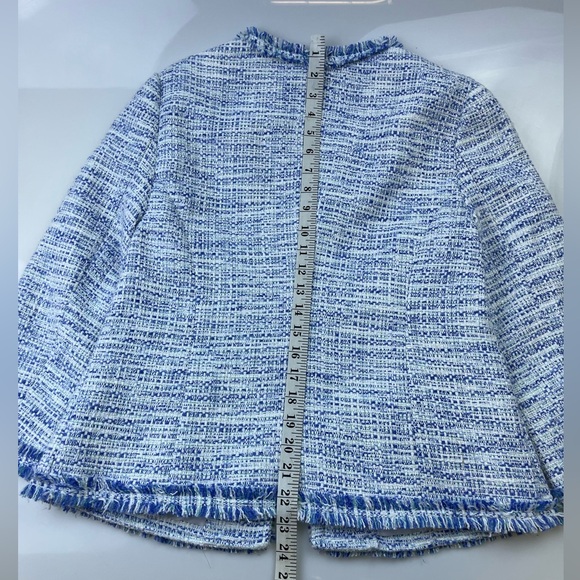 Tyler Boe Blue/White Tweed Blazer N230-11 - Picture 8 of 9